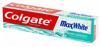 Зубная паста Колгейт Max White Crystals 100мл