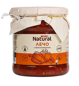 Лечо SPAR Natural 460г ст/б