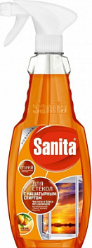 Спрей для стекол Санита с нашатырным спиртом 500мл