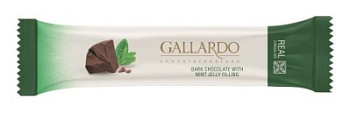Шоколад Галлардо горький Мята 25г