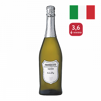 Вино игристое Ка Валь Скудо Ардженто Просекко Док Тревизо экстра драй 0,75л 11,5%