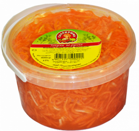 Морковь Соленушка Вкусняшка 340г