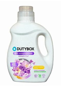 Кондиционер Dutybox д/белья Белые цветы и амбра 40 стирок 1л
