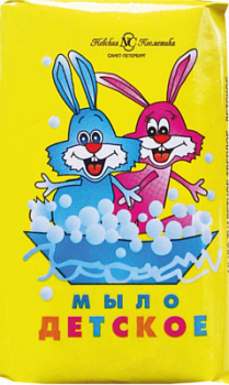 Мыло детское Невская косметика 90г Зайчики без запаха