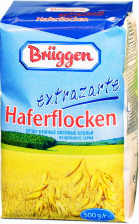 Хлопья овсяные Брюгген 500г