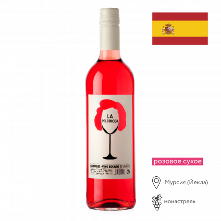 Вино ординарное Кампулес Ла Пелирроха роз п/сух 0,75л 12%