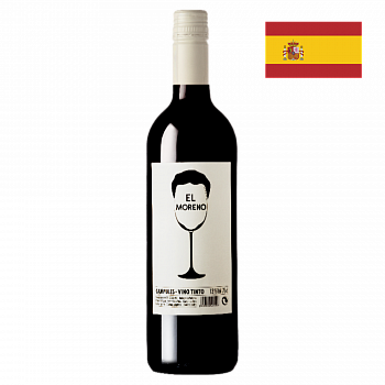 Вино ординарное Кампулес Эль Морено кр п/сух 0,75л 13%