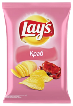 Чипсы Лейз Краб 140г