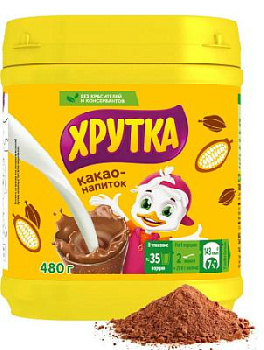 Какао Хрутка минералы+витамины 480г банка