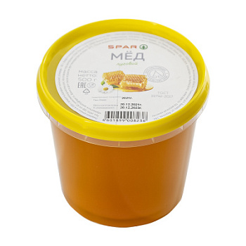 Мёд SPAR луговой 500г пл/б