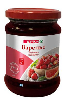 Варенье SPAR Клубника/Грейпфрут 360г