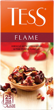 Чай Тесс Флэйм гибискус с добавками 25пак
