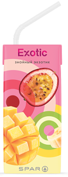 Нектар из смеси фруктов "Экзотик" SPAR  0,2л
