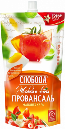 Майонез Слобода Провансаль 67% 400мл