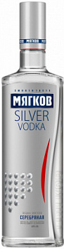 Водка Мягков Серебряная 0,5л 40%