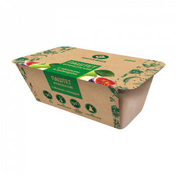 Паштет Французский  с яблоком и инжиром Галерея вкуса 146г