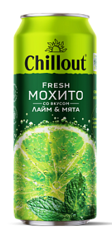 Напиток газ Чиллаут Фреш Мохито 0,45л ж/б