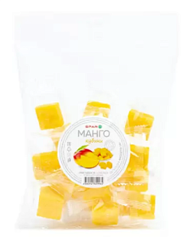 Конфеты желейные SPAR Манго кубики 200г