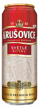 Пиво светлое Крушовице Светле 0,43л 4,2% ж/б