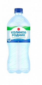 Вода минеральная природная столовая Калинов Родник газ 1,0 л.