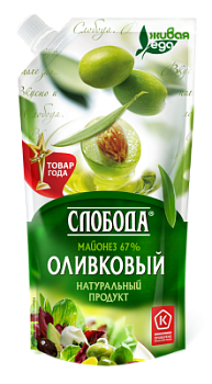 Майонез Слобода Оливковый 67% 200мл