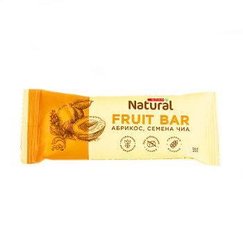 Батончик фруктово-зерновой SPAR Natural Абрикос/Чиа 35г