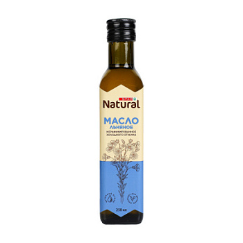 Масло льняное SPAR Natural нерафинированное 250мл