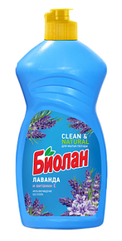 Средство для посуды Биолан 450мл Лаванда и Витамин Е