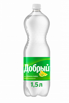 Напиток газ Добрый Лимон/Лайм 1,5л