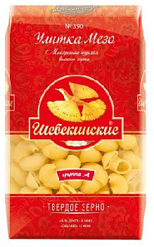 Макароны Шебекинские Улитка Мезо 450г
