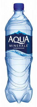 Вода питьевая Аква Минерале газ 1л