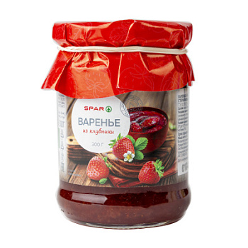 Варенье SPAR из Клубники 300г