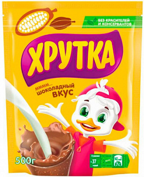 Какао-напиток быстрорастворимый Хрутка пак 500г