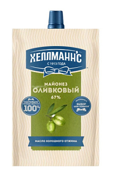 Майонез Хеллманнс Оливковый 67% 300г