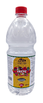Уксус столовый Свежий урожай пл/б 1л 9%