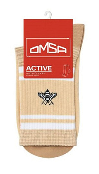 Носки женские Омса 153 бежевые 35-38