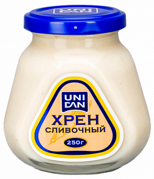 Хрен Сливочный Юни Дан 250г