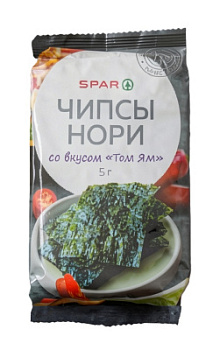 Чипсы Нори SPAR со вкусом Том Ям 5г