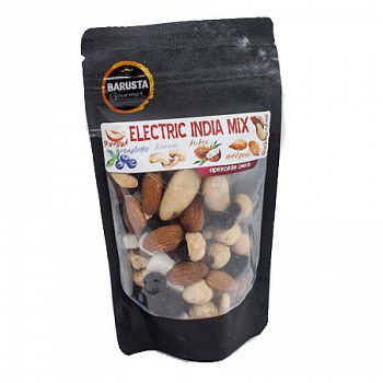 Смесь орехово-фруктовая Бразильский орех,кешью,миндаль,фундук,кокос Баруста 100г