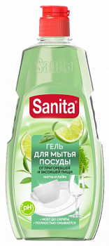 Средство для посуды Санита 450г Матча/Лайм