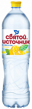 Вода питьевая Святой источник Лимон негаз 1,5л