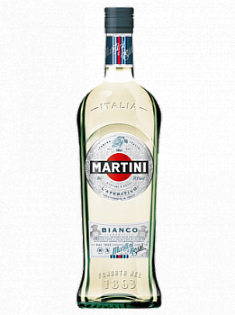 Вермут Мартини Бьянко 1л 15%