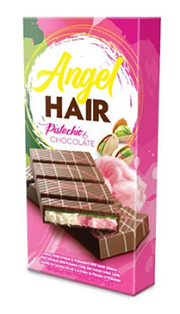 Шоколад Бениссимо молочный с фисташкой и  пишманием 150г