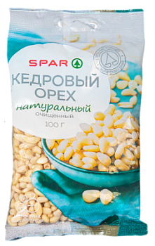 Орех кедровый очищенный SPAR 40г