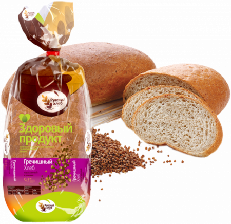 Хлеб Гречичный РХ подовый нарезанный 300г