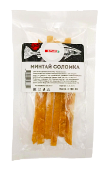 Минтай соломка SPAR 40г