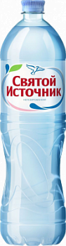 Вода питьевая Святой источник негаз 1,5л