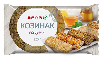 Козинак SPAR Ассорти 225г