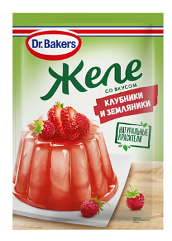 Желе Др.Бейкерс со вкусом клубники и земляники 45г