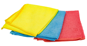 Тряпка для уборки из микрофибры микс цветов 30х30см 3шт SM207